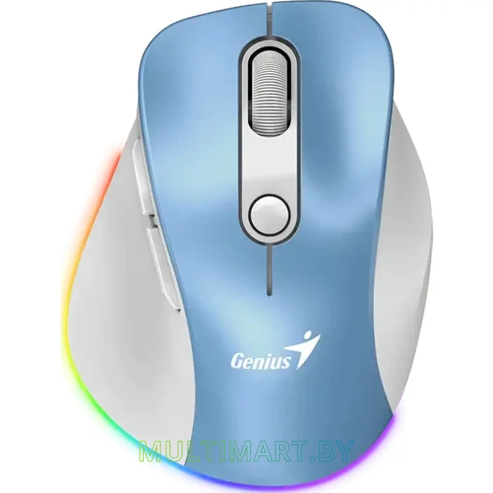 Мышь Genius Ergo 9000S Pro (голубой)